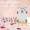 Kqfdr Cow Boy Baby Shower Invitations with Envelopes, 25 Sets,