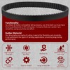 HASMX 110XL031 Timing Belt Rubber Geared Drive Belt for Black