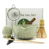Matcha Whisk Set 7 Pcs - Ceramic Matcha Set with