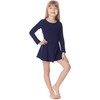 Merry Style MS10-138 Girls' Long-Sleeved Ballet Dress with Skirt (Dark