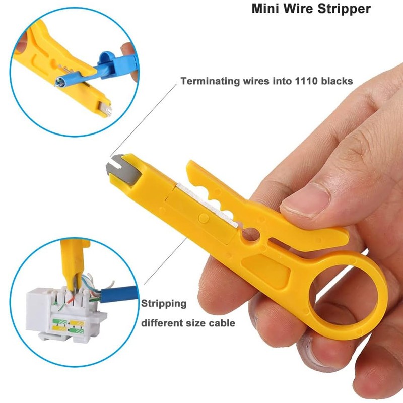 RJ45 Network Cable Tester Wire Crimper Pliers Ethernet Registered Jack