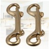 Operitacx 4pcs Brass Lobster Clasp Bag Clip Carabiner Clips Luggage