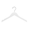 Only Hangers Petite White Wood Dress Hanger (pack of 10)