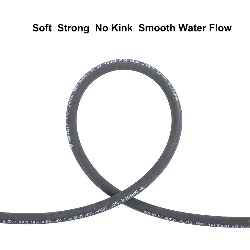 M MINGLE Pressure Washer Jumper Hose, 10 FT Whip Hose