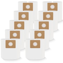 Vacuum Cleaner Disposable Collection Filter Bags Compatible with Shop Vac Bags 2-2.5 Gallon, Type B,90668 9066800 9066833,All Around QAM70 and CMXZVBE38774 Vac Filter Bags,10 Pack