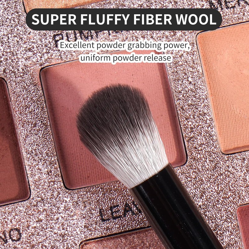 MAANGE Brochas Maquillaje, 4 Brochas de Maquillaje Premium de Doble