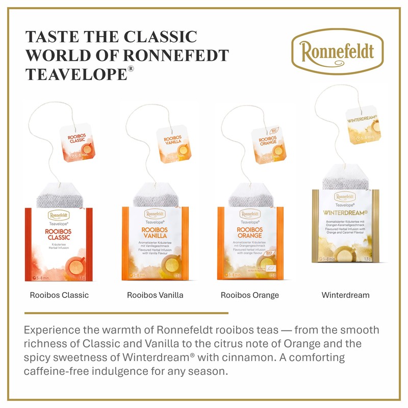 Ronnefeldt Teavelope Winter Dream Tea– Naturally Caffeine-Free South African Rooibos