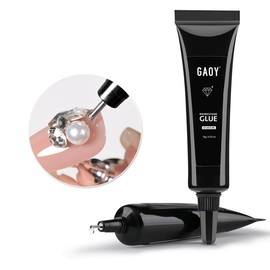 GAOY 3D Nail Gel, 15g Clear Sculpting Gel for Carving, Molding and Painting Nail Art Designs, Nail Glue for Rhinestone Gems Decoration - Color: 15g Rhinestone Glue
