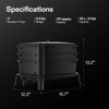 VIVOSUN 3-Layer Worm Compost Bin, 30L Worm Composter, Easy Setup