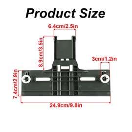 Dishwasher Top Rack Parts, Upper Rack Replacement W10350375 Compatible with WDT750SAHZ0, WDT730PAHZ0, WDTA50SAHB0 Dishwashers
