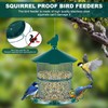 Bird Feeder Squirrel Proof Hanging Outdoor Weatherproof Cardinal Bird Feeder