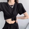 D.S Casual Short Top Camiseta Corta Solid