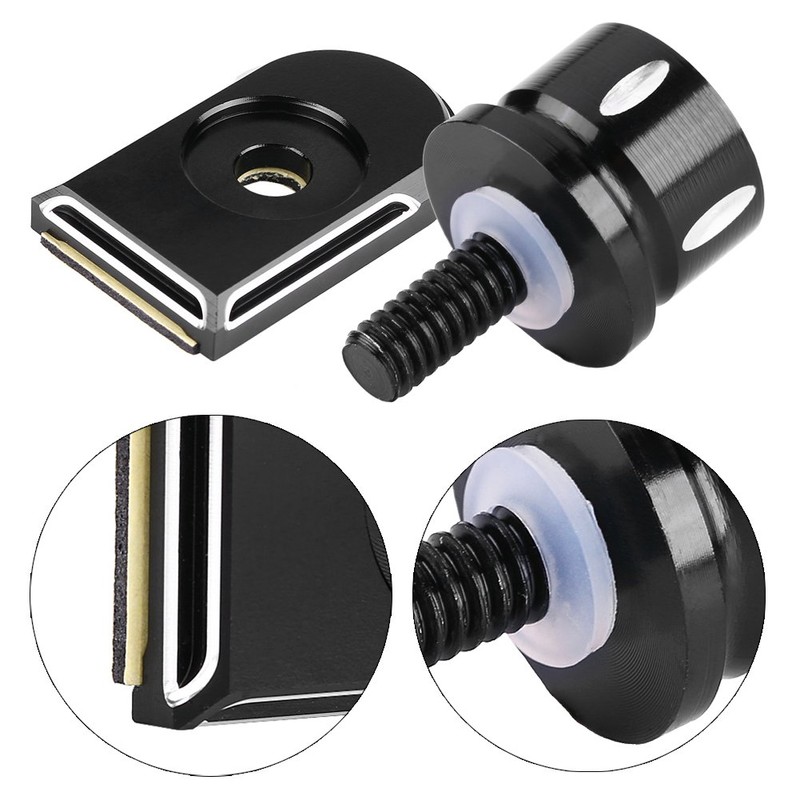 Keenso Motorcycle Seat Bolt Universal Motorcycle Back Seat Aluminium Seat