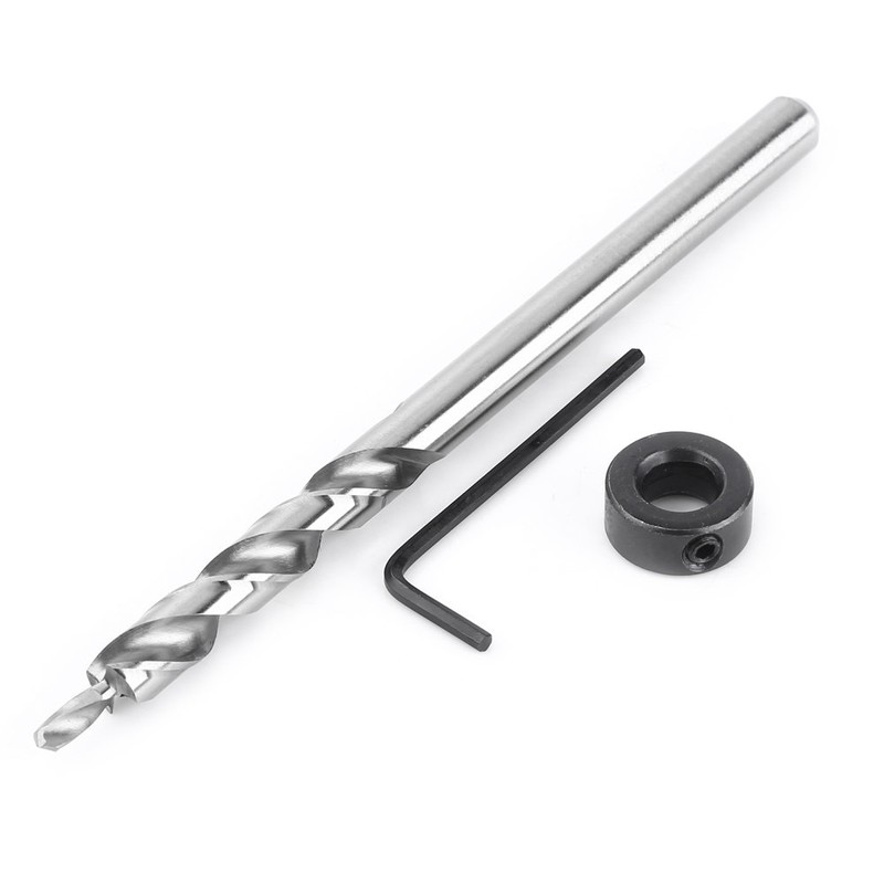 3/8 Twist Step Drill Bit Round Shank with Adjustable Depth