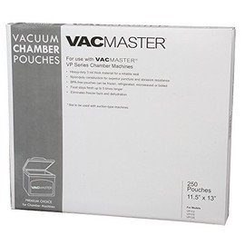 Vacmaster 40726 3-Mil Vacuum Chamber Pouches, 11.5-Inch By 13-Inch, 250 Per Box