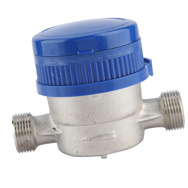 Copper 1.5m3/h 0-40℃ Mechanical Water Meter 15mm 1/2 inch Water