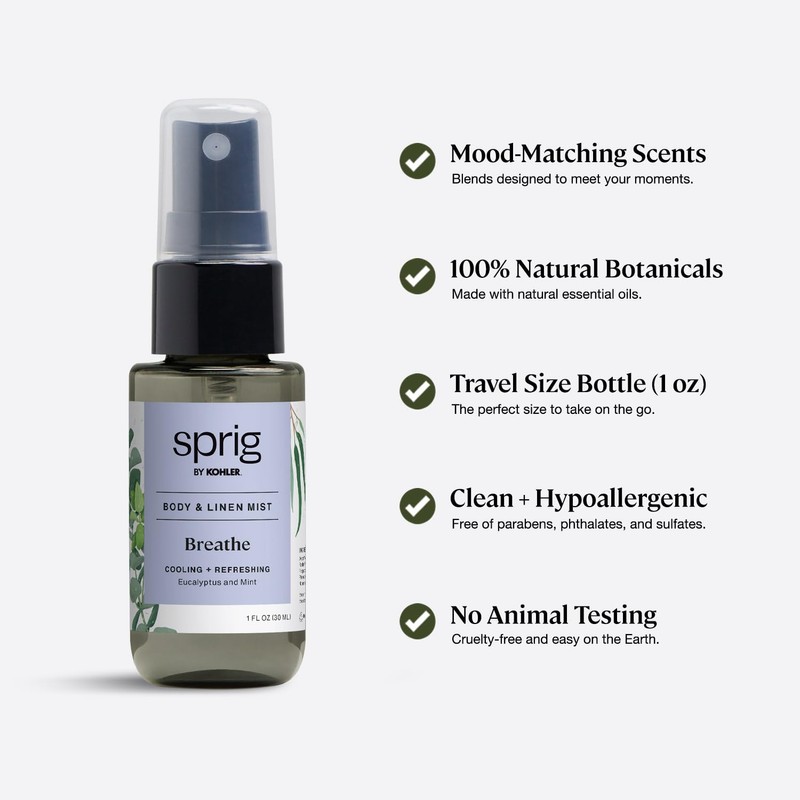 SPRIG BY KOHLER Breathe Body & Linen Mist