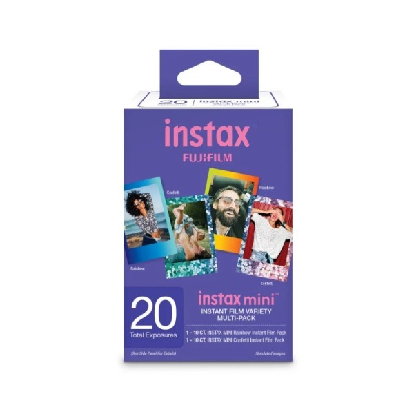 Unbranded Fujifilm Instax Mini Instant Film Value Pack (Mini Rainbow