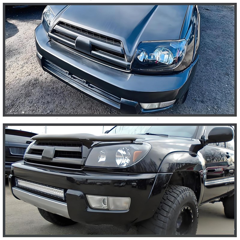Pair Headlights Assembly Set For 2003 2004 2005 Toyota 4Runner
