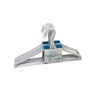 20 PC Vinyl Coated Heavy Duty Wire Cloth Hanger Plastic