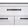 khtumeware 10 Pack 4 Inch(102mm) Matte Black Cabinet Pulls Heavy