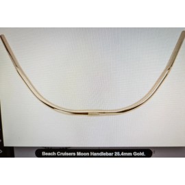 Unbranded NEW GOLD MOON BEACH CRUISER HANDLE BARS (25.5MM )  (15"pullback)