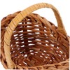 BESPORTBLE Mini Rattan Woven Basket Lightweight Picnic Flower Basket for