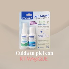 RT MAGIQUE | Kits Cuidado Facial | Cremas hidratantes faciales + Lociones Aclarantes | Skincare Hidratante 24h y Tratamiento quita manchas para piel |