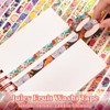 icceemee 48 Rolls Fruit Theme Washi Tape Set, Writable Decorative