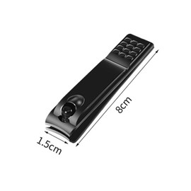 Nail Clippers, Made with Heavy Duty Stainless Steel, Sharp Nail Trimmer Pedicure for Thick Fingernail Toenail Men Women - Black