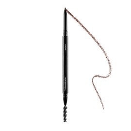 Morphe Micro Brow Dual-Ended Pencil & Spoolie - Shade: Almond (warm brown)