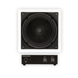 Theater Solutions TS1000 Passive 10" Home Theater in Wall Subwoofer and Amp Set