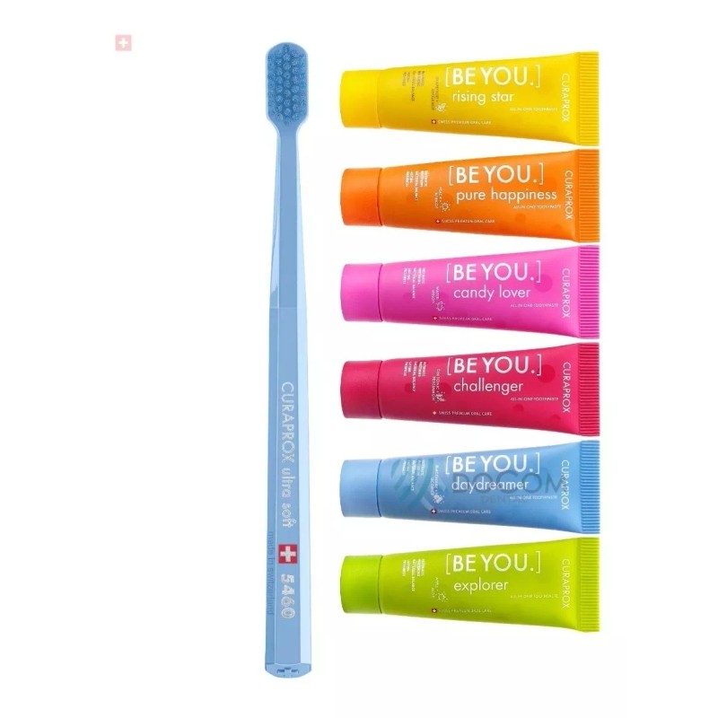 Curaprox 6 Pastas Curaprox Be You 10 Ml+ 1 Cepillo