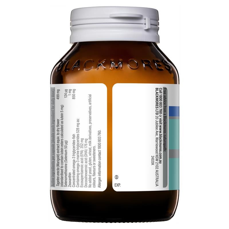 Blackmores Lutein-Vision Advanced 60 Capsules (Expiry 09/2026)