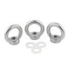 TIOMIOSEA Ring Nut M12, 304 Stainless Steel Threaded Eye Nut