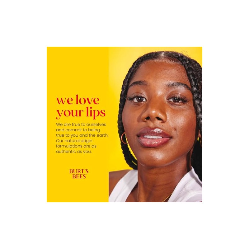 Burt's Bees 100% Natural Moisturizing Lip Balm, Original Beeswax with
