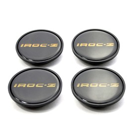 BB Auto New 16 inch Aluminum Wheel Center Caps Gold Set of 4 Replacements for 1985-1987 IROC Z Camaro Z28
