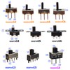 120PCS 10Values SPDT Micro Mini Slide Switch Kit 1p2t Toggle