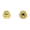 6-32 Acorn Cap Nuts Solid Brass (25 Pieces)