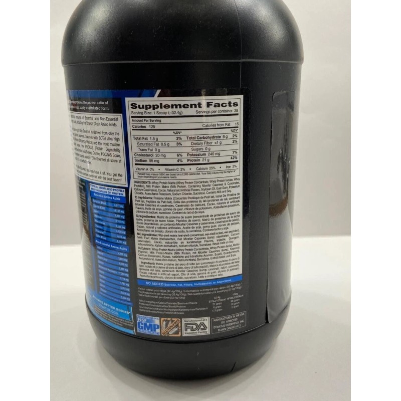 Whey & Casein blend Elite Gourmet, Whey & Casein Blend,