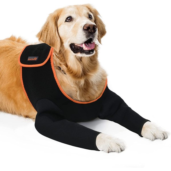 Dog Leg Recovery Sleeve to Stop Licking Wound, Cone Collars