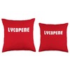 Lycopene Lovers Nutrition Facts for Health Enthusiasts Throw Pillow