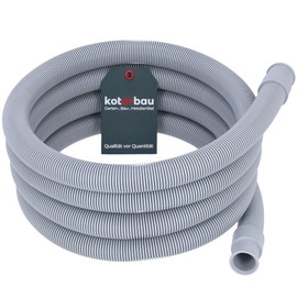 KOTARBAU® Washing Machine Drain Hose 5 m x Diameter 24 mm Waste Water Hose Washing Machine Hose for Dishwasher