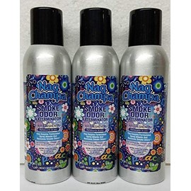 Smoke Odor Exterminator 198 gm/ 7 oz Large Spray Nag Champa Set of Three Cans.