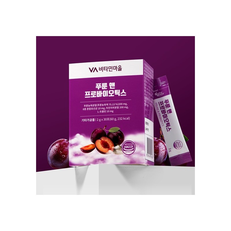 Vitamin Village Perfect Biotics Prune & Probiotics 30 Sachets x