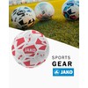 JAKO Contrast Training Ball, White/Coral, 4
