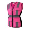 RSMINUO Reflective Safety Vest for Women, High Visibility Mesh Breathable