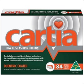 Cartia 100mg 84 Tablets