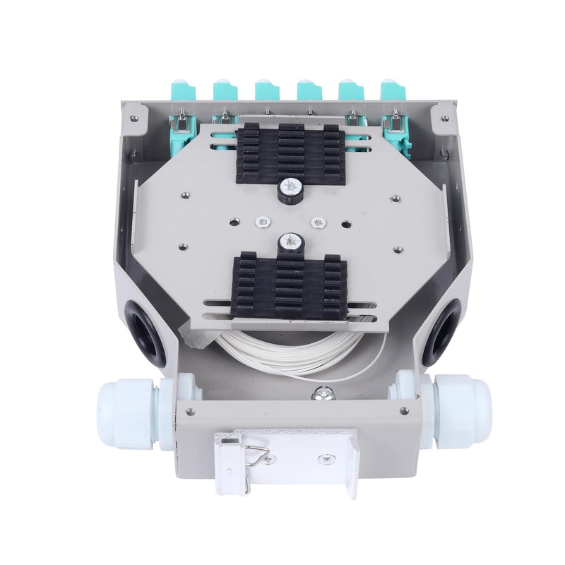 Duogalia LC-OM3 6 Duplex 12 Port DIN Rail Fiber Optic