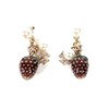 Tory Burch Kira Faux Pearl Strawberry Raspberry Drop Earring